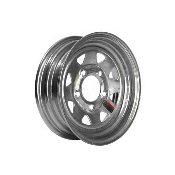 Martin Wheel Martin Wheel R-125S-G 5-Hole Galvanized Steel Trailer Wheel - 12 x 4 (5/4.5) R-125S-G - main